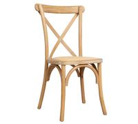Chaise Thonet Vintage en Bois de Frêne et Rattan Empilable 42x44x88 cm