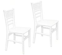 Chaise Tiffany en plastique pour enfants, Ludothèque, maternelle (2, blanc, siège)
