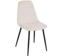 Chaise tissu chenille Tyka beige