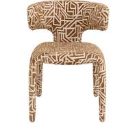 Chaise Tobi Maze marron Kare Design