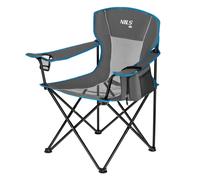 Chaise touristique NILS Camp NC3706 Gris 60x65x103 cm
