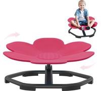 Chaise tournante pour enfants TRMLBE pour l'entraînement de l'autisme sensoriel Balance Board Jouets sensoriels Coordination & équilibre, pour 3-9 ans et plus (rose)