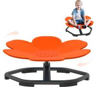 Chaise tournante pour enfants TRMLBE pour l'entraînement de l'autisme sensoriel Balance Board Jouets sensoriels Coordination & équilibre, pour 3-9 ans et plus (Orange)