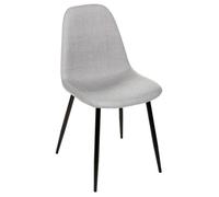 Chaise ""Tyka"" gris - Atmosphera Créateur d'intérieur