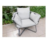 Chaise Œuf Loungesessel 110x156cm Avec Toit Pliable Sessel Outdoor Jardin