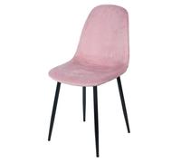 Chaise velours Inoui rose