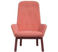 Chaise en bois massif non pliable interieur H. 98 cm rose