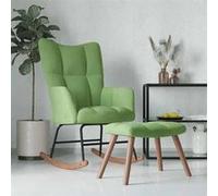 Chaise en bois massif vert interieur