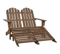 Chaise en bois non pliable exterieur H. 89.5 cm vert