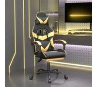 Chaise vidaxl en metal non pliable H. 131 cm interieur noir noir G