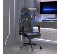 Chaise vidaxl en metal non pliable interieur H. 131 cm bleu bleu G