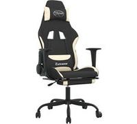 Chaise vidaxl en plastique non pliable H. 130 cm interieur noir noir G