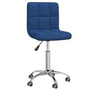 Chaise en plastique non pliable H. 74.5 cm interieur bleu