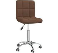 Chaise en plastique non pliable H. 74.5 cm interieur marron