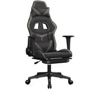 Chaise vidaxl H. 116 cm non empilable non pliable interieur en plastique gris gris G