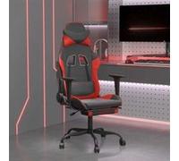 Chaise vidaxl H. 120.5 cm non pliable en plastique interieur Rouge G