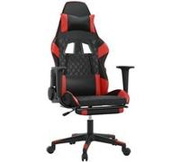 Chaise vidaxl H. 127 cm non pliable en plastique interieur Rouge G