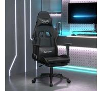 Chaise Vidaxl H. 128 cm non pliable en metal interieur noir noir