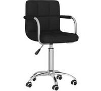 Chaise Vidaxl H. 74.5 cm interieur noir en plastique noir G