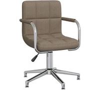 Chaise vidaxl H. 74.5 cm non pliable en plastique interieur marron marron G