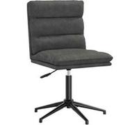 vidaXL Chaise de salle à manger Noir Similicuir