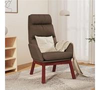 Chaise Vidaxl H. 98 cm non pliable interieur en bois massif marron marron G