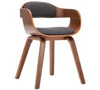 Chaise vidaxl interieur non pliable en bois H. 70 cm gris Gris G