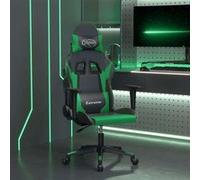 Chaise Vidaxl interieur non pliable en plastique H. 127.5 cm vert vert G