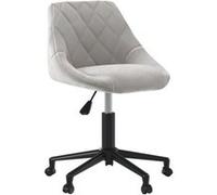 Vidaxl Chaise Pivotante De Salle À Manger Gris Clair Velours Gris