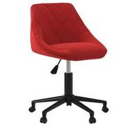Chaise Vidaxl interieur non pliable en plastique H. 67.5 cm rouge rouge G