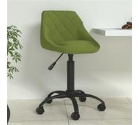 Vidaxl Chaise De Salle À Manger Vert Clair Velours Vert
