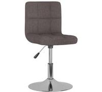 Chaise interieur non pliable en plastique H. 71 cm marron
