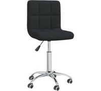 Chaise vidaxl interieur non pliable en plastique H. 74.5 cm noir noir G