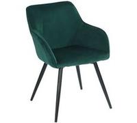 Chaise Vintage Gisele Velours Vert Vert