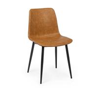 Chaise Vintage Kyra Pu Cuoio