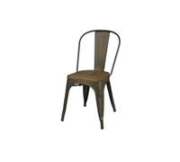 - Chaise vintage Liv H84 cm - Gris industriel - LIV