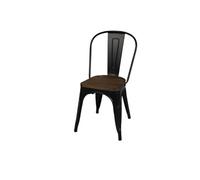 Urban Living - Chaise vintage Liv H84 cm - Noir Noir