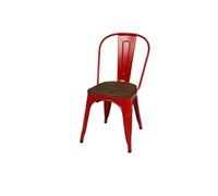 Urban Living - Chaise vintage Liv H84 cm - Rouge Rouge