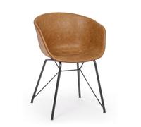 Chaise Vintage Warhol Pu Cuoio