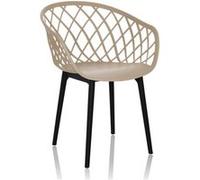 BEGIO - Chaise à coque Beige