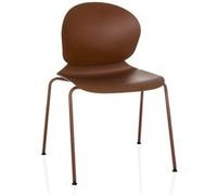 Chaise visiteur / chaise de conférence / chaise empilable T36 VI plastique / acier rouge-brun / rouge-brun hjh OFFICE Marron rouge G
