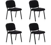 XT 600 lot de 4 - Chaise à quatre pieds noir