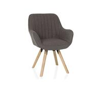 SCANDI SOFT - Chaise rembourrée Gris Foncé