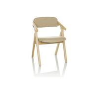 HJH Office Chaise pliante SCANDIO Beige