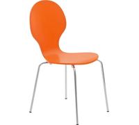 CLP Chaise de visiteur Diego en bois , Orange orange G