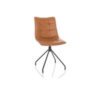 TARVISO PU - Chaise rembourrée Marron