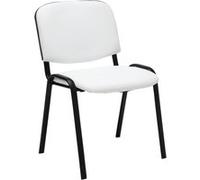 Chaise Visiteur Ken similicuir , Blanc Blanc G