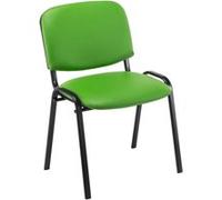 Chaise Visiteur Ken similicuir , Vert