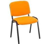 Chaise visiteur Ken tissu , Orange Orange G