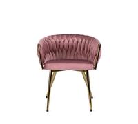Chaise - VIVALDI - CAPRI - Velours Rose - 1 Place - Élégance Chic